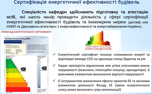 сертифікація енергетичної ефективності будівель