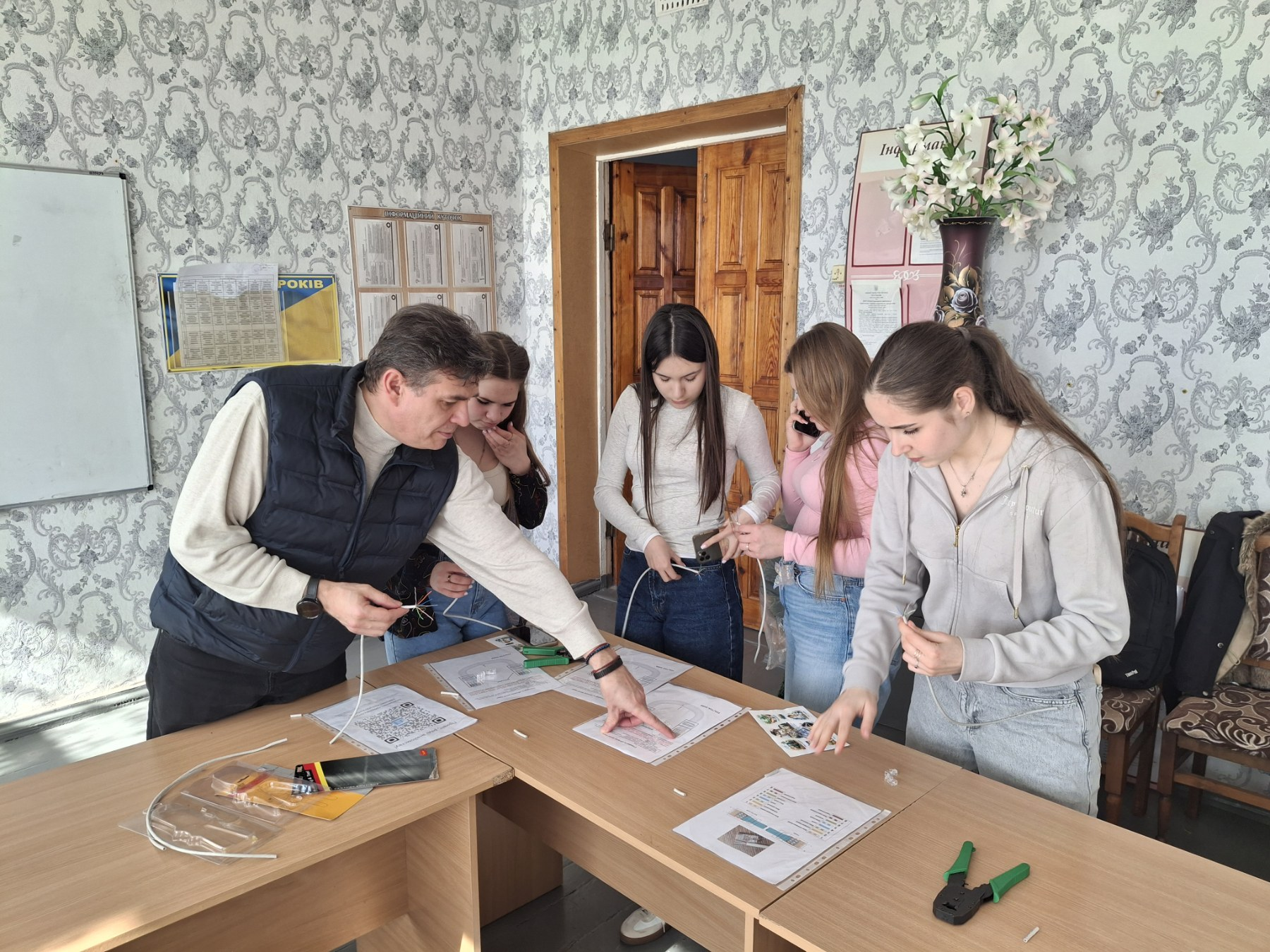 Касаткін Дмитро НУБІП та школяри